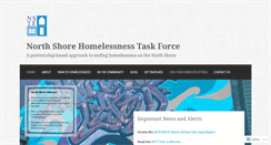Desktop Screenshot of northshorehomelessness.org